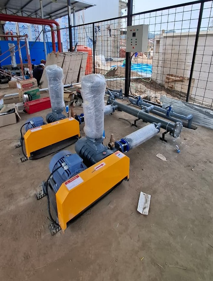 Root Blower AEROVIA — three lobe roots blower untuk sistem aerasi IPAL