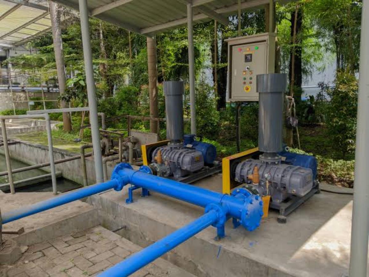Sesi konsultasi root blower AEROVIA untuk sistem aerasi IPAL industri